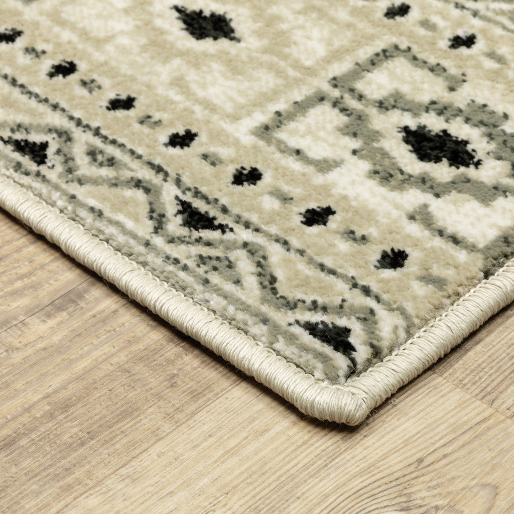Oriental Weavers Georgia 643A0 Multicolor Rectangle Indoor Runner - Stain Resistant Farmhouse Rug