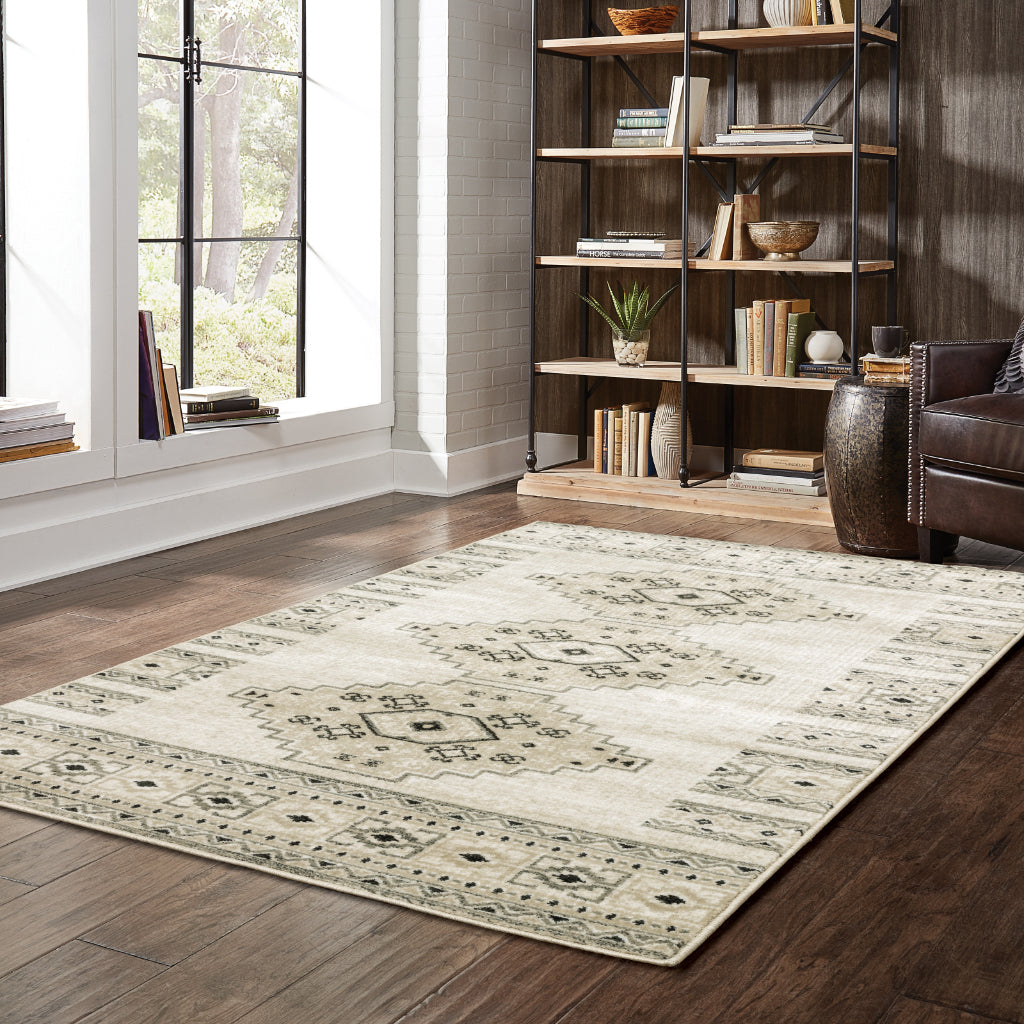 Oriental Weavers Georgia 643A0 Multicolor Rectangle Indoor Area Rug - Stain Resistant Farmhouse Rug