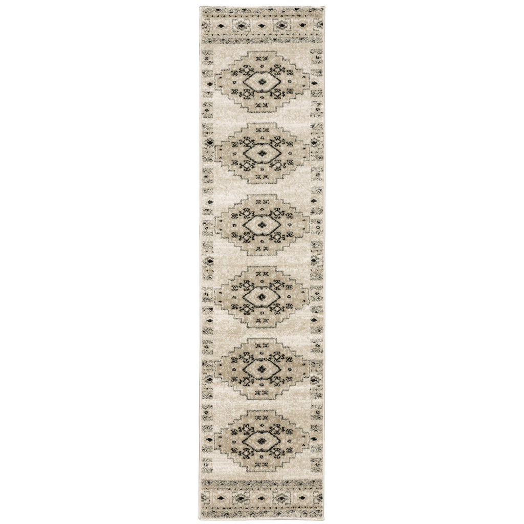 Oriental Weavers Georgia 643A0 Multicolor Rectangle Indoor Runner - Stain Resistant Farmhouse Rug-