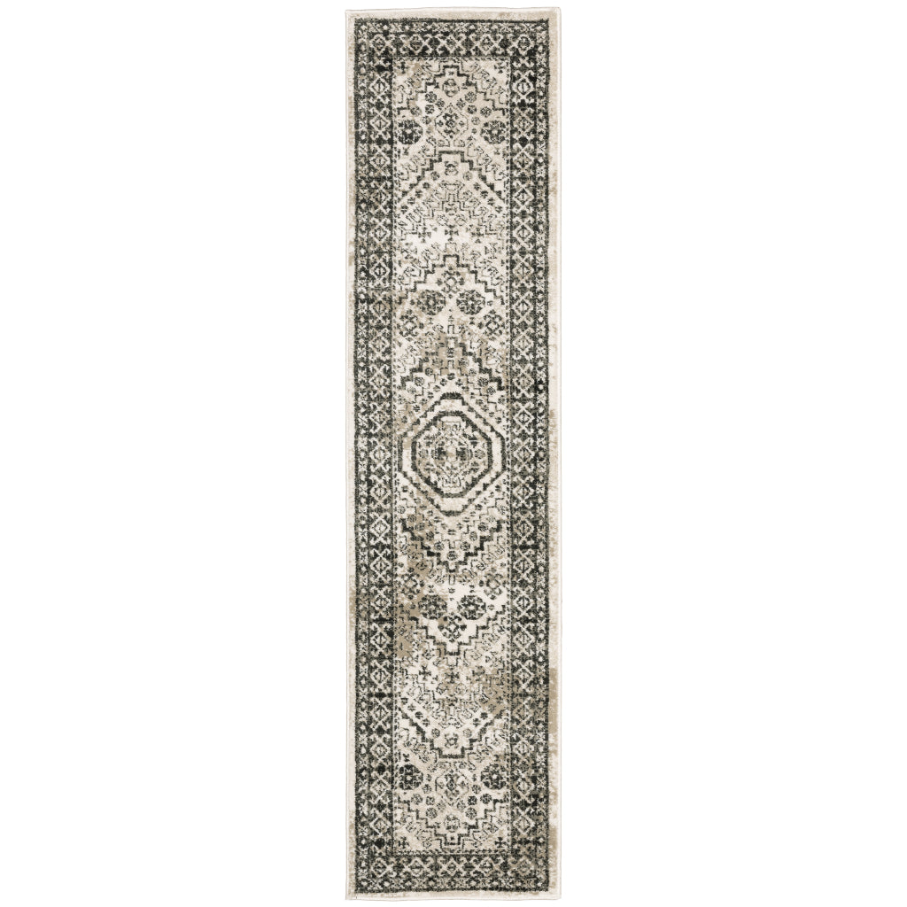 Oriental Weavers Georgia 659C0 Multicolor Rectangle Indoor Runner - Stain Resistant Vintage Style Rug with Medallion Design-