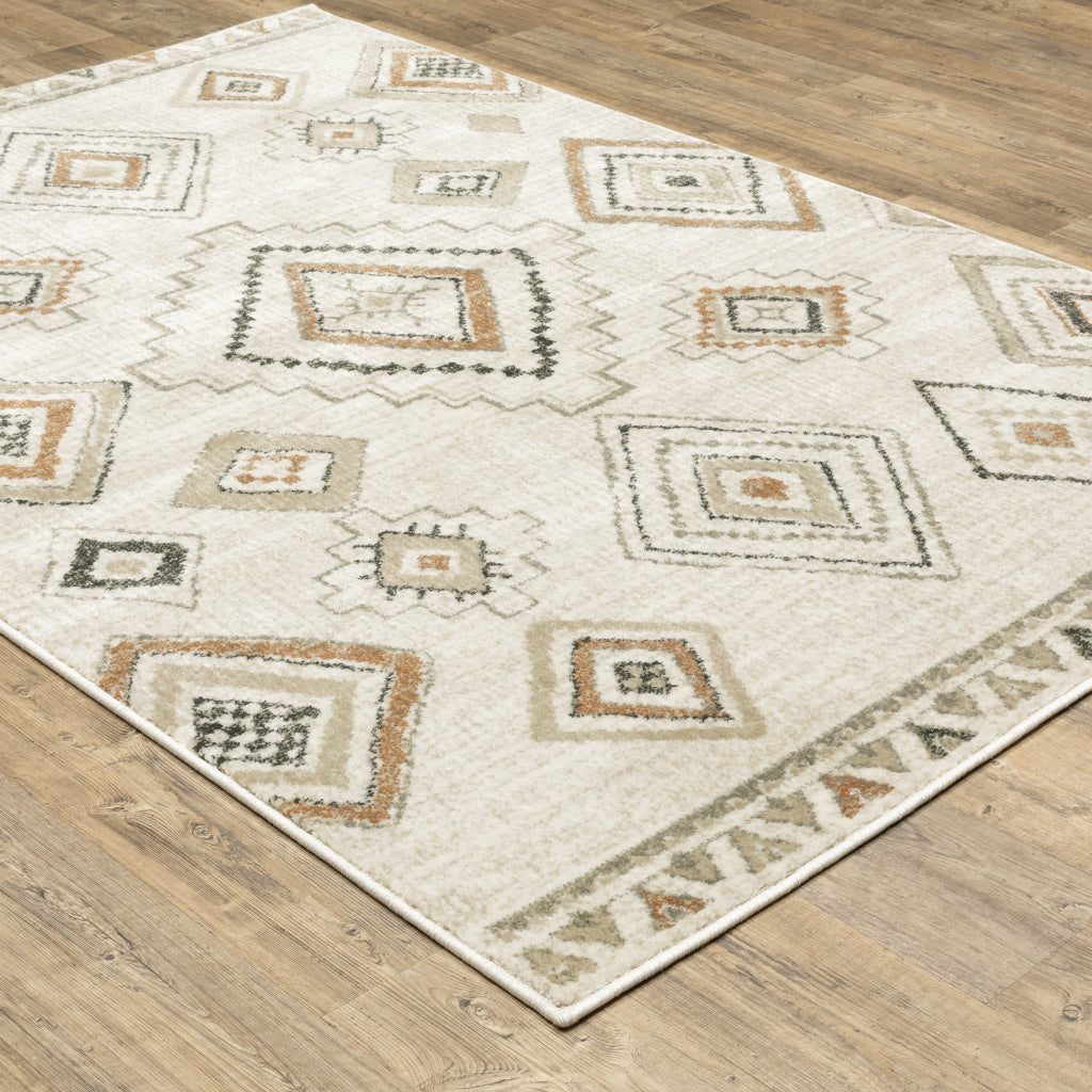 Oriental Weavers Georgia 660B0 Multicolor Rectangle Indoor Area Rug - Stain Resistant Bohemian Rug