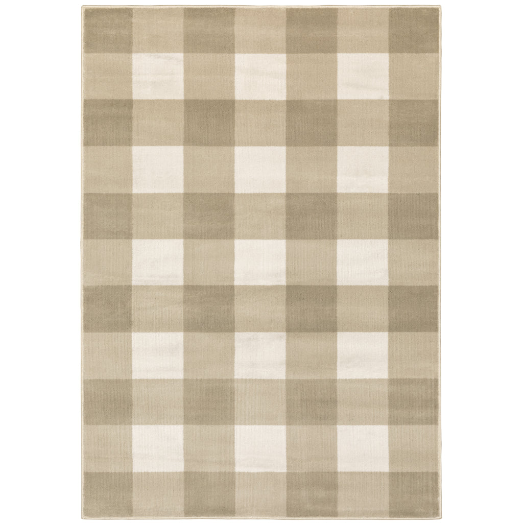 Oriental Weavers Georgia 678A0 Multicolor Rectangle Indoor Area Rug - Stain Resistant Farmhouse Rug with Geometric Design-