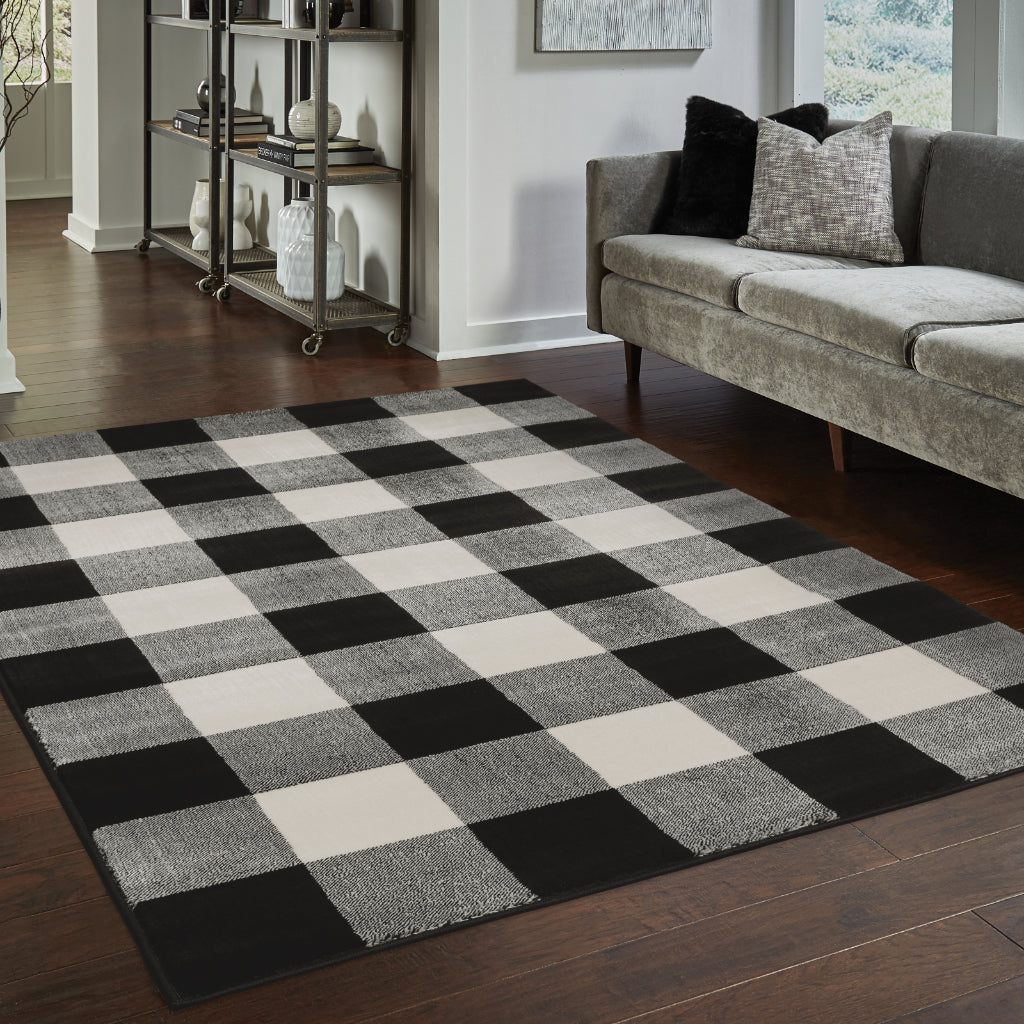 Oriental Weavers Georgia 678D0 Multicolor Rectangle Indoor Area Rug - Stain Resistant Farmhouse Rug with Geometric Design-