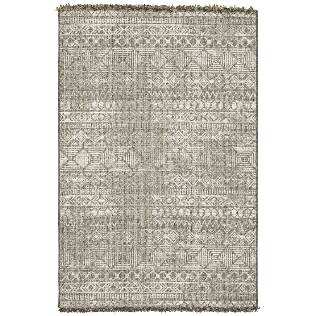 Oriental Weavers Gillian 4925A Multicolor Rectangle Indoor Area Rug - Ultimate Performance Stain Resistant Rug with Geometric Design-