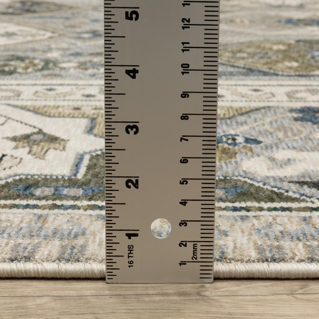 Oriental Weavers Hastings HA04U Ivory Rectangle Indoor Runner Oriental Pattern-