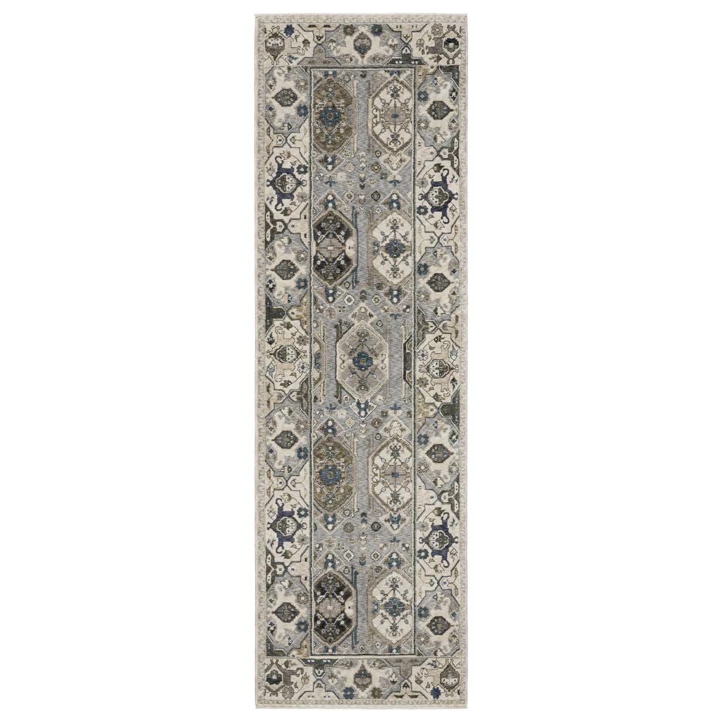 Oriental Weavers Hastings HA04U Ivory Rectangle Indoor Runner Oriental Pattern-