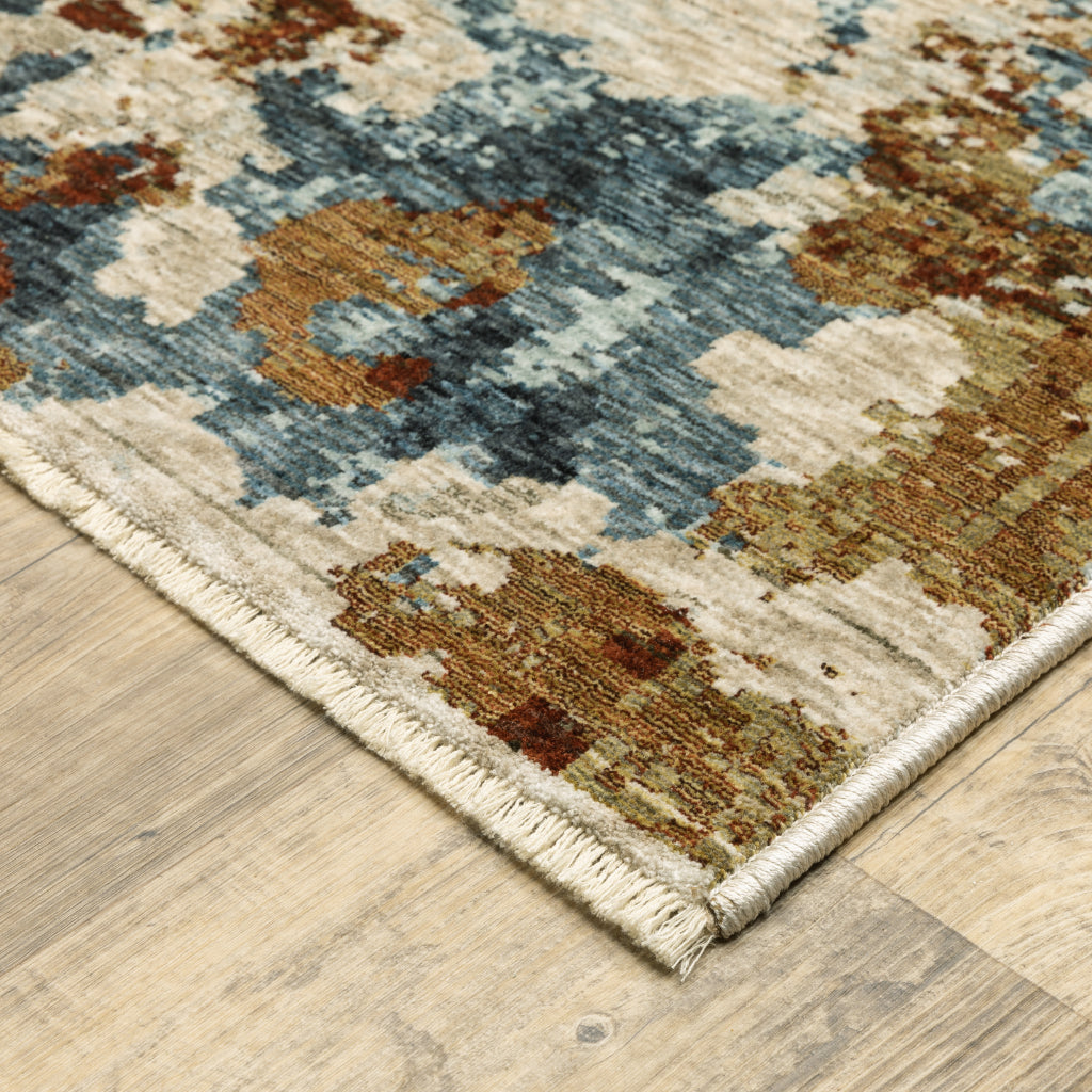 Oriental Weavers Hayden HAY01 Multicolor Rectangle Indoor Area Rug - Stain Resistant Abstract Rug