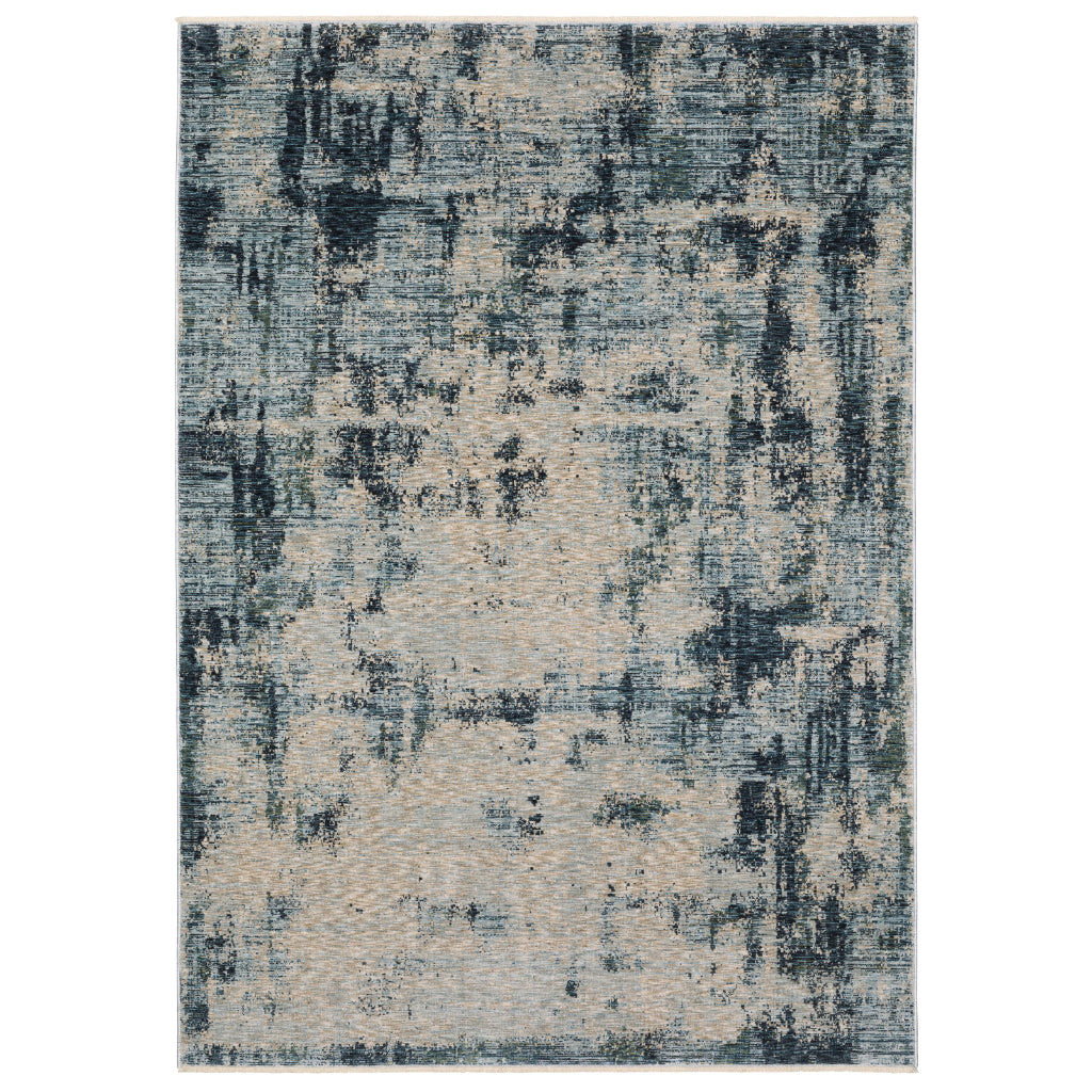 Oriental Weavers Hayden HAY04 Multicolor Rectangle Indoor Area Rug - Stain Resistant Abstract Rug