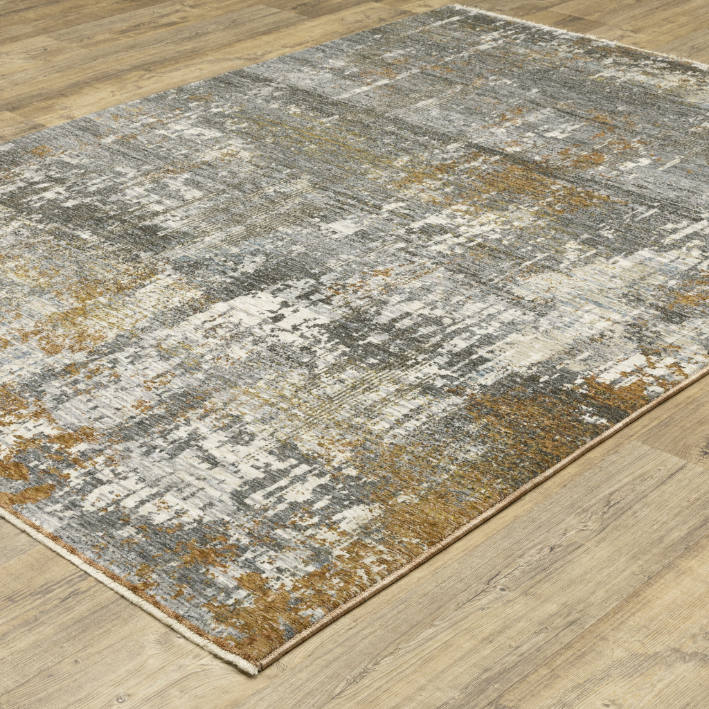 Oriental Weavers Hayden HAY06 Multicolor Rectangle Indoor Area Rug - Stain Resistant Abstract Rug