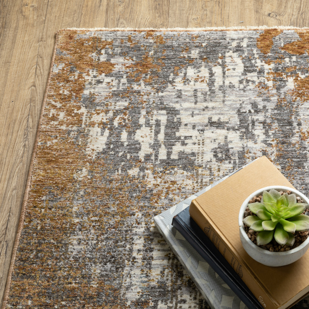 Oriental Weavers Hayden HAY06 Multicolor Rectangle Indoor Area Rug - Stain Resistant Abstract Rug-