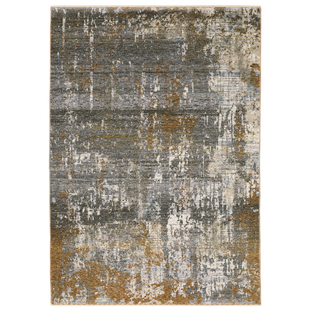 Oriental Weavers Hayden HAY06 Multicolor Rectangle Indoor Area Rug - Stain Resistant Abstract Rug-