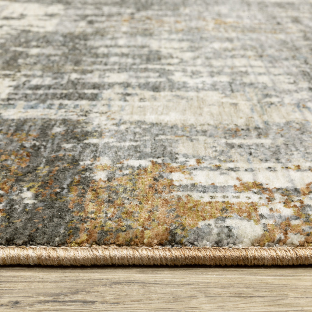 Oriental Weavers Hayden HAY06 Multicolor Rectangle Indoor Area Rug - Stain Resistant Abstract Rug