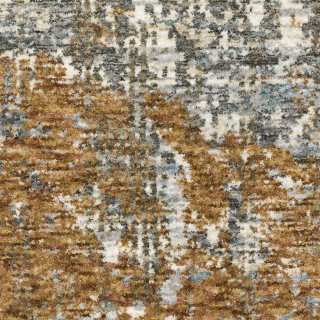Oriental Weavers Hayden HAY06 Multicolor Rectangle Indoor Area Rug - Stain Resistant Abstract Rug