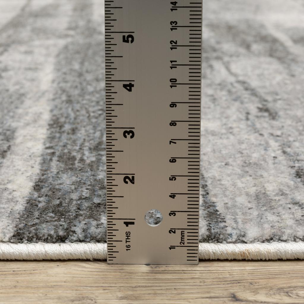 Oriental Weavers Hayden HAY07 Grey Rectangle Indoor Area Rug Abstract Pattern-