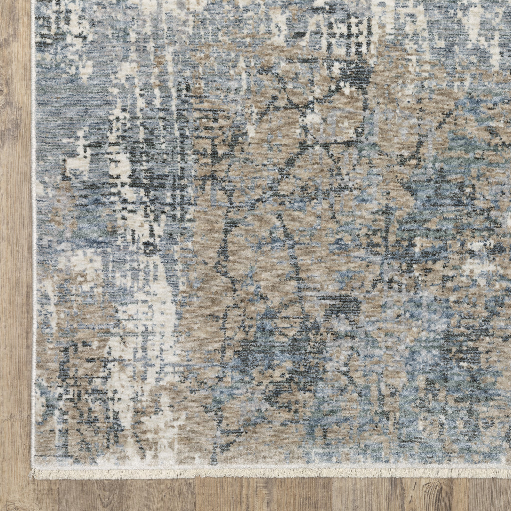 Oriental Weavers Hayden HAY08 Multicolor Rectangle Indoor Area Rug - Stain Resistant Abstract Rug