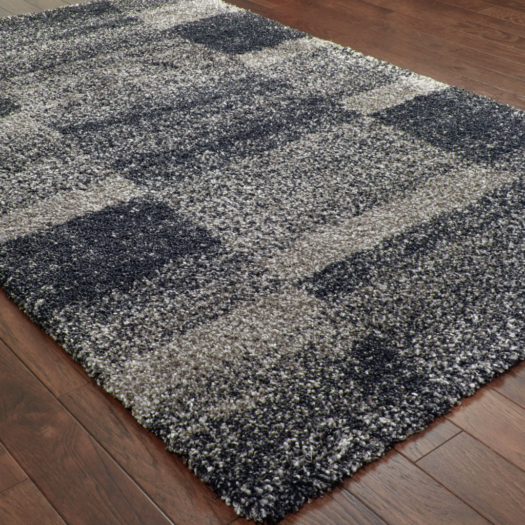 Oriental Weavers Henderson 531Z1 Multicolor Rectangle Indoor Runner - Luxurious Stain Resistant Shag Rug with Geometric Design