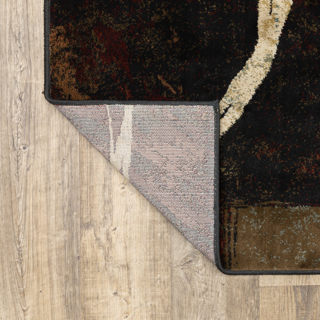 Oriental Weavers Hudson 2544B Multicolor Rectangle Indoor Area Rug - Elegant Stain Resistant Geometric Rug
