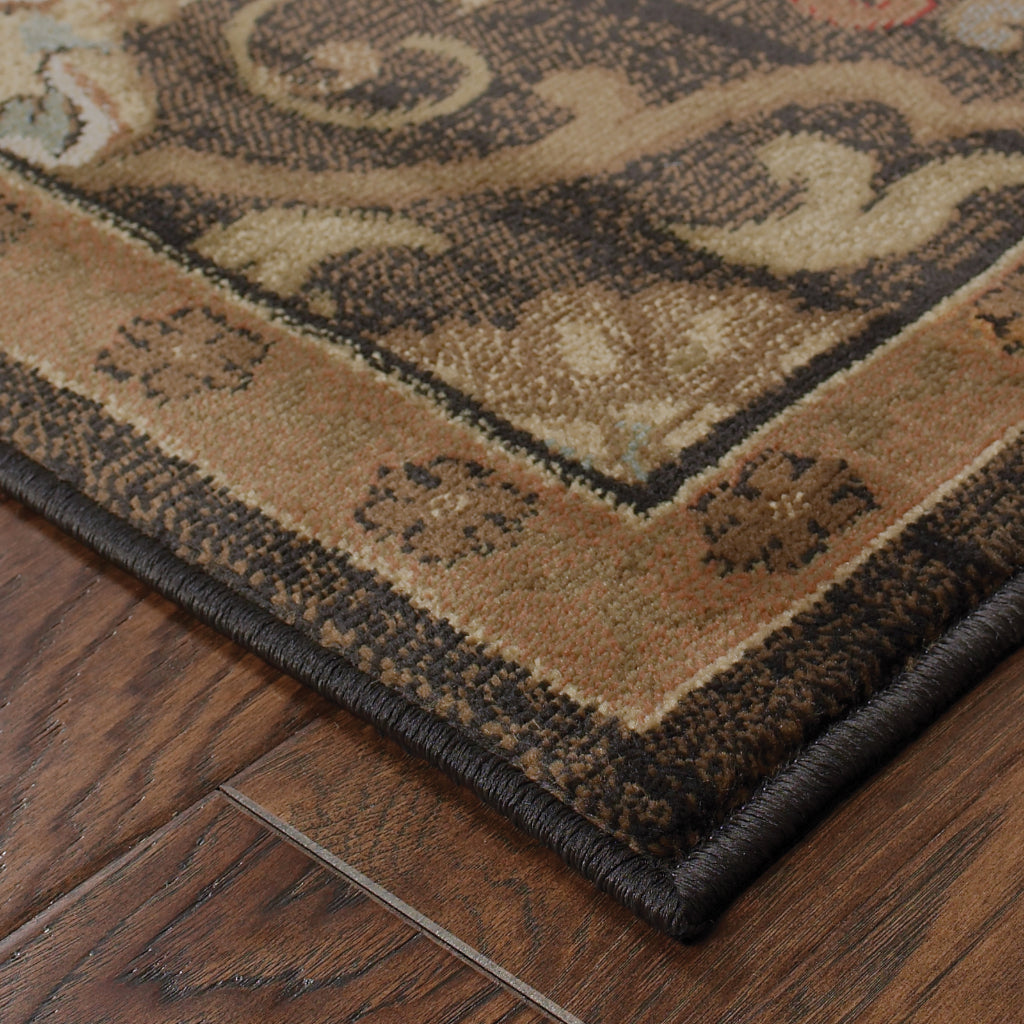 Oriental Weavers Hudson 042G1 Multicolor Rectangle Indoor Area Rug - Elegant Stain Resistant Vintage Style Rug