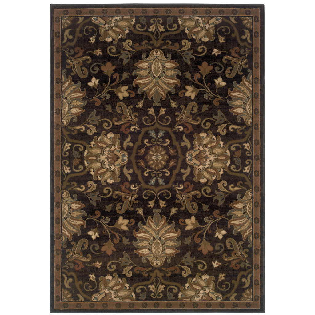 Oriental Weavers Hudson 042G1 Multicolor Rectangle Indoor Area Rug - Elegant Stain Resistant Vintage Style Rug