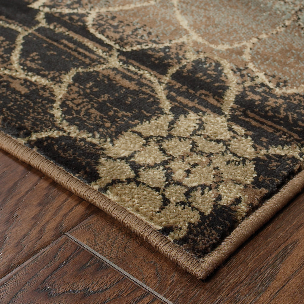 Oriental Weavers Hudson 074A1 Multicolor Rectangle Indoor Runner - Elegant Stain Resistant Contemporary Rug