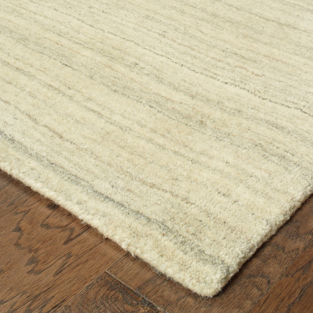 Oriental Weavers Infused 67001 Beige Rectangle Indoor Area Rug - Soft &amp; Comfortable Hand Tufted Rug Made of 100% Wool