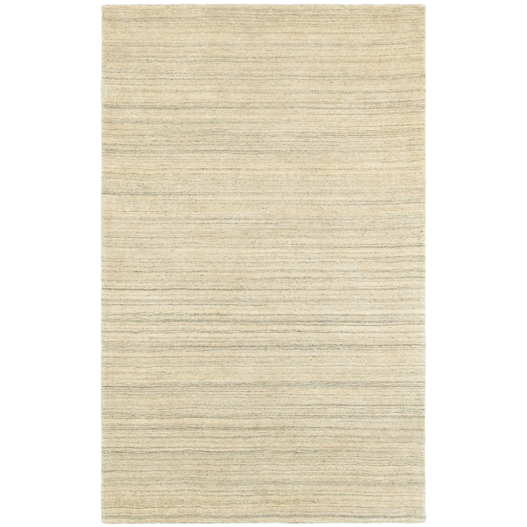 Oriental Weavers Infused 67001 Beige Rectangle Indoor Area Rug - Soft &amp; Comfortable Hand Tufted Rug Made of 100% Wool