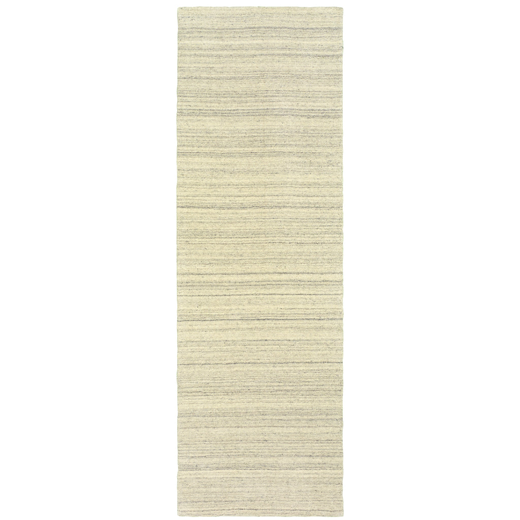 Oriental Weavers Infused 67001 Beige Rectangle Indoor Runner - Soft &amp; Comfortable Hand Tufted Rug Made of 100% Wool