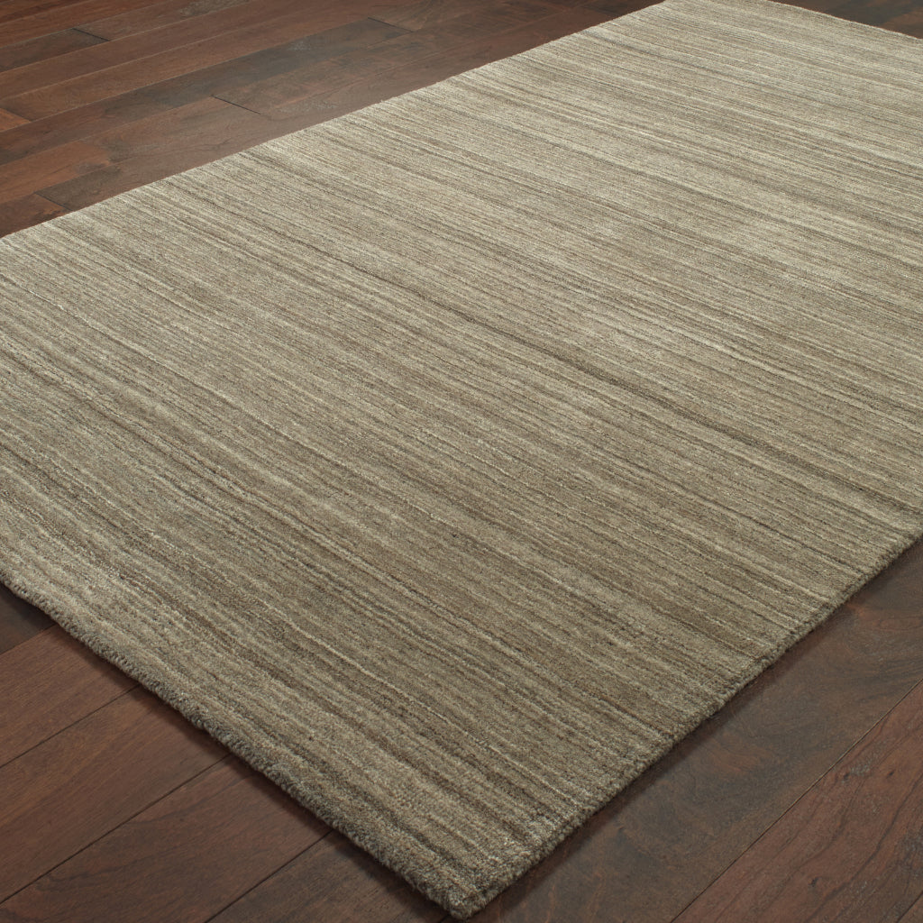 Oriental Weavers Infused 67002 Brown Rectangle Indoor Area Rug - Soft &amp; Comfortable Hand Tufted Rug Made of 100% Wool