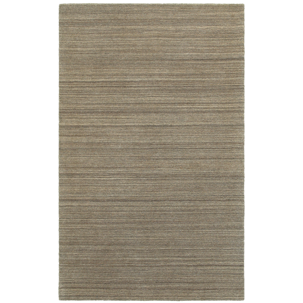 Oriental Weavers Infused 67002 Brown Rectangle Indoor Area Rug - Soft &amp; Comfortable Hand Tufted Rug Made of 100% Wool