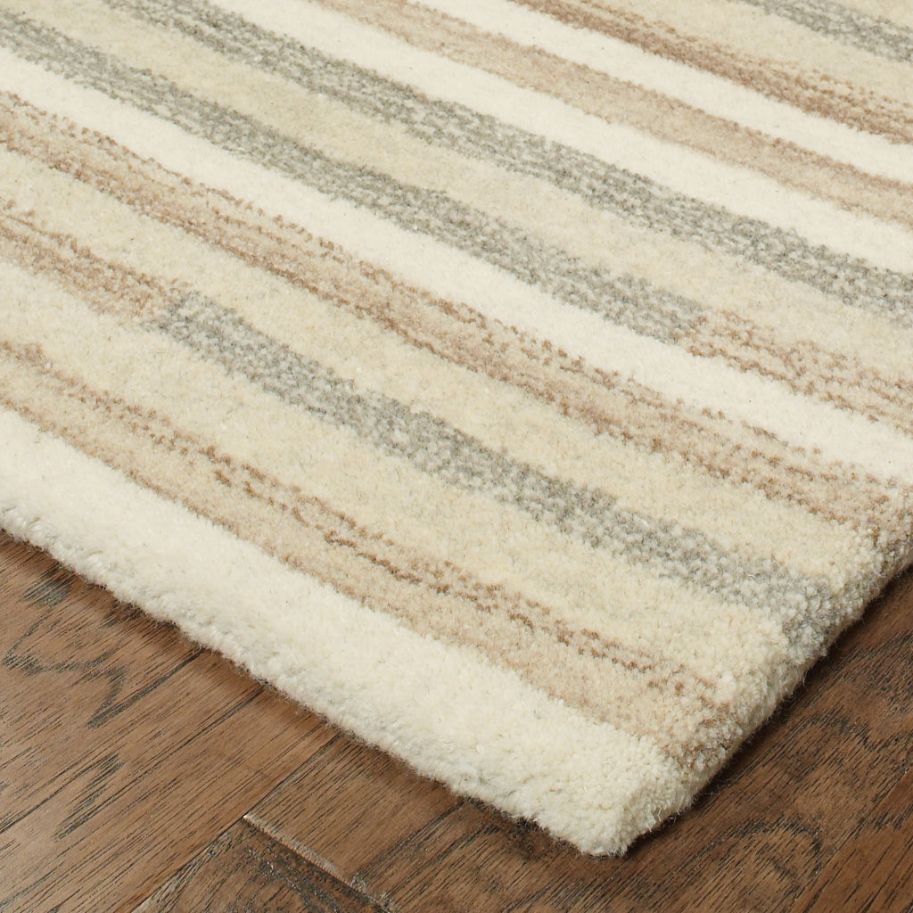 Oriental Weavers Infused 67007 Two-Color Rectangle Indoor Area Rug - Soft &amp; Comfortable Hand Tufted Rug Made of 100% Wool