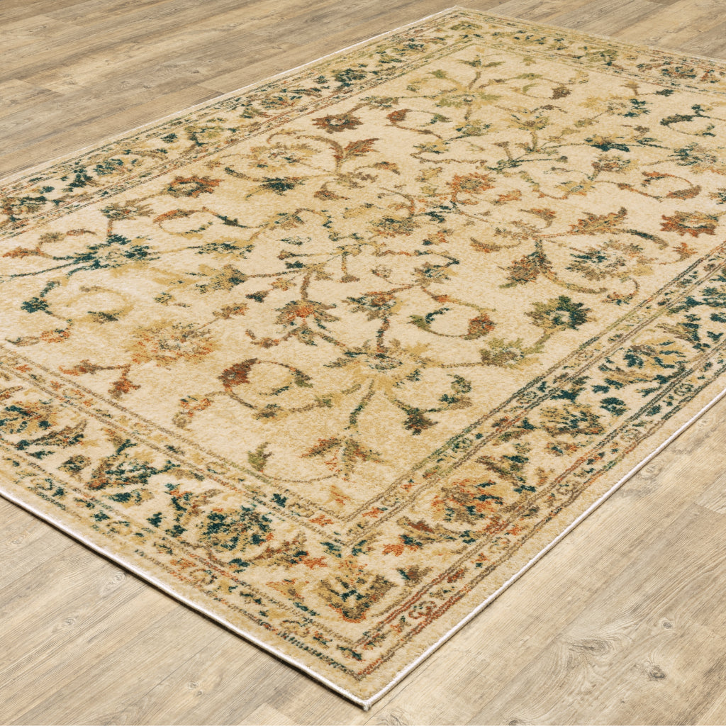 Oriental Weavers Juliette 1331V Multicolor Rectangle Indoor Area Rug - Stain Resistant Vintage Style Rug