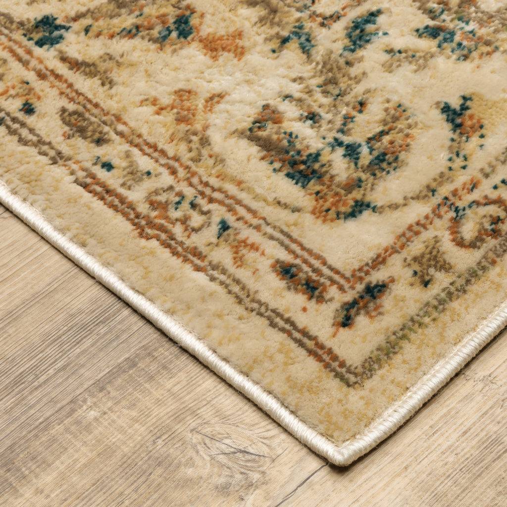 Oriental Weavers Juliette 1331V Multicolor Rectangle Indoor Area Rug - Stain Resistant Vintage Style Rug