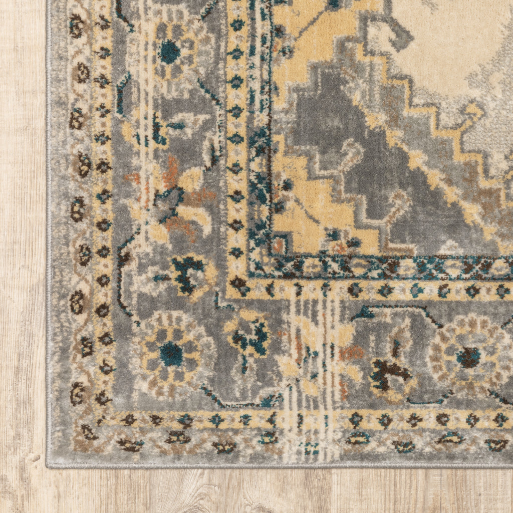 Oriental Weavers Juliette 203W3 Multicolor Rectangle Indoor Area Rug - Stain Resistant Vintage Style Rug