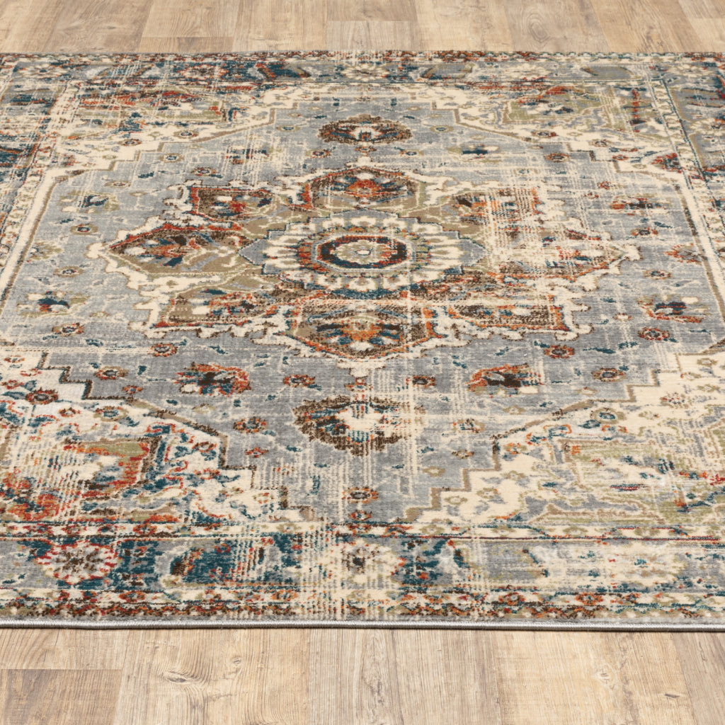 Oriental Weavers Juliette 205E3 Multicolor Rectangle Indoor Area Rug - Stain Resistant Vintage  Style Rug