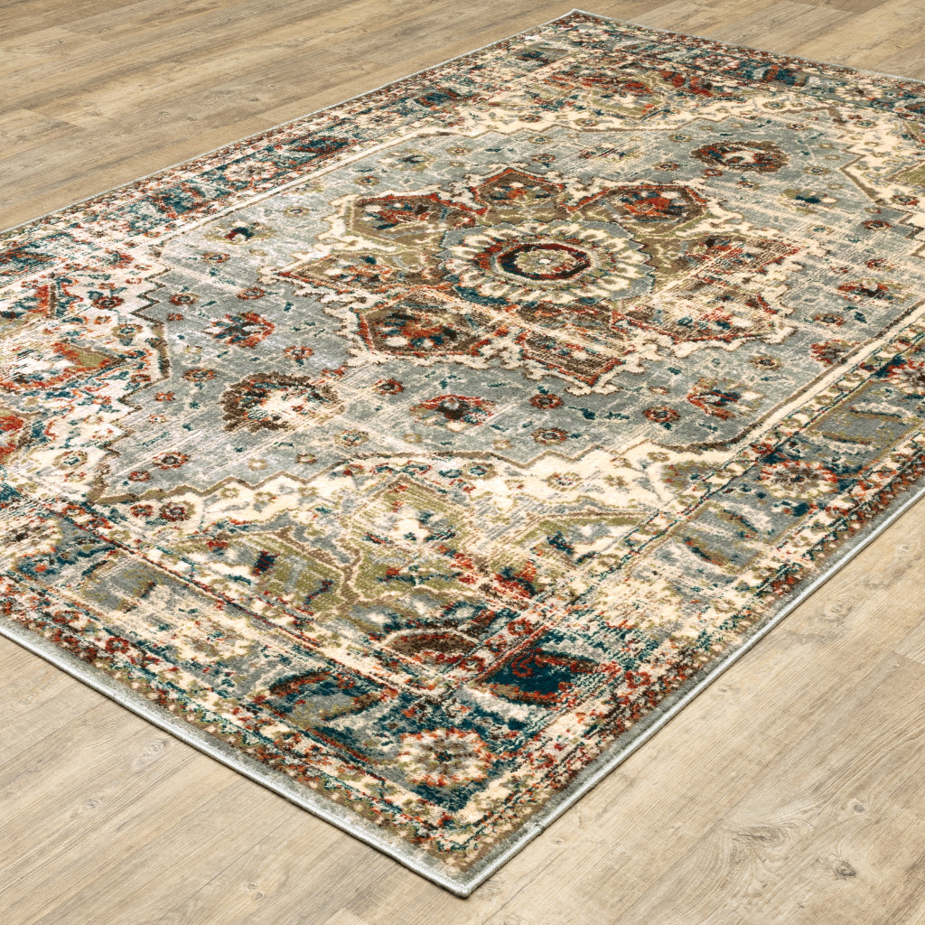 Oriental Weavers Juliette 205E3 Multicolor Rectangle Indoor Runner - Stain Resistant Vintage Style Rug