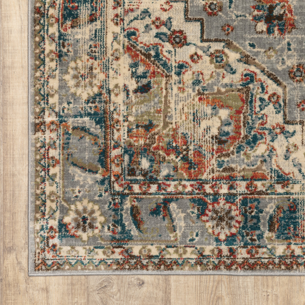 Oriental Weavers Juliette 205E3 Multicolor Rectangle Indoor Runner - Stain Resistant Vintage Style Rug