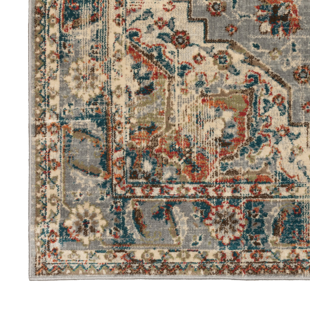 Oriental Weavers Juliette 205E3 Multicolor Rectangle Indoor Area Rug - Stain Resistant Vintage  Style Rug