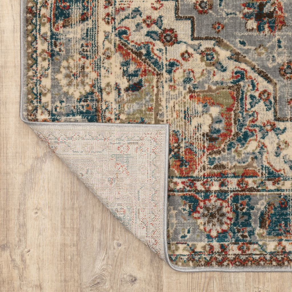 Oriental Weavers Juliette 205E3 Multicolor Rectangle Indoor Runner - Stain Resistant Vintage Style Rug