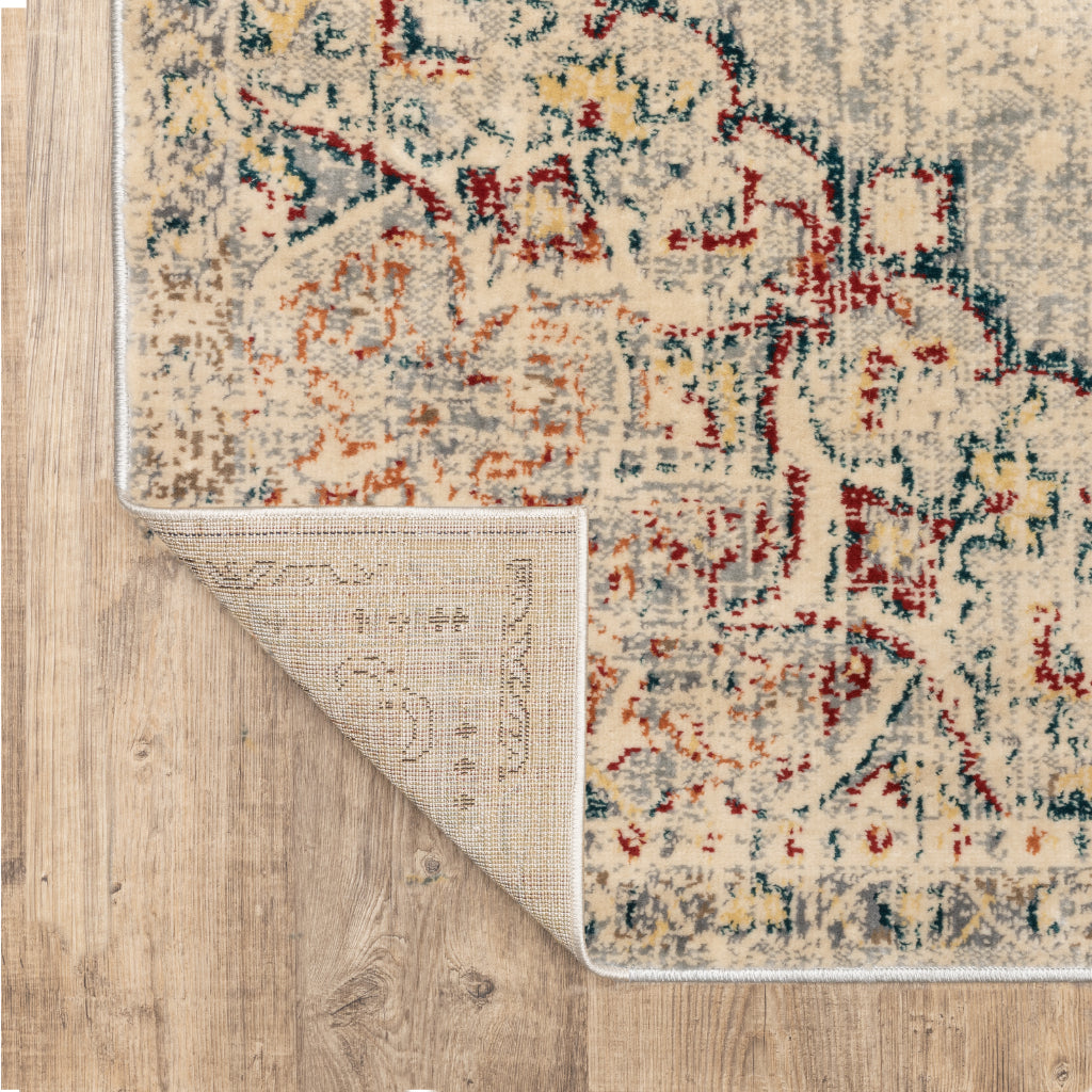 Oriental Weavers Juliette 2803H Multicolor Rectangle Indoor Area Rug - Stain Resistant Vintage Style Rug