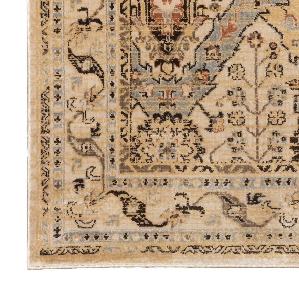 Oriental Weavers Juliette 532W3 Multicolor Rectangle Indoor Area Rug - Stain Resistant Vintage Style Rug