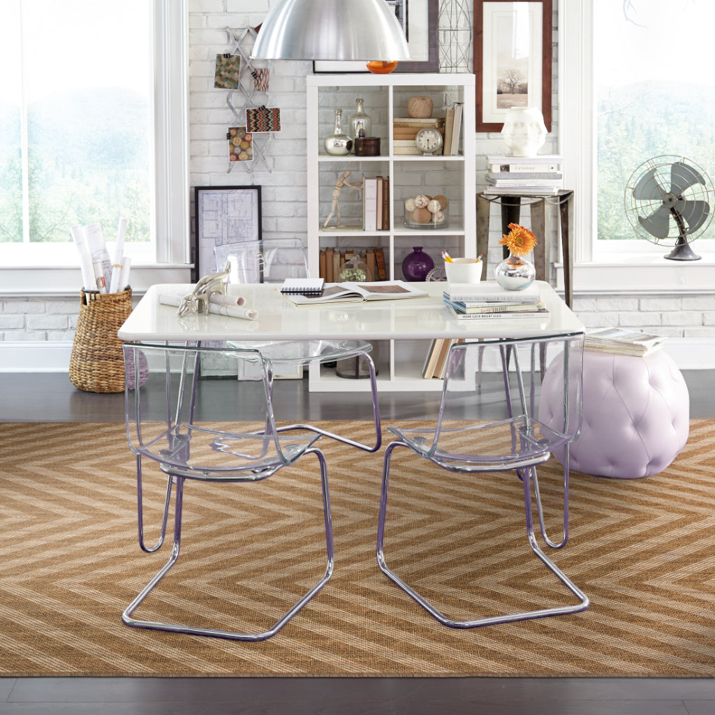 Oriental Weavers Karavia 1330X Tan Rectangle Indoor / Outdoor Area Rug - Stain Resistant Machine Made Patio Rug