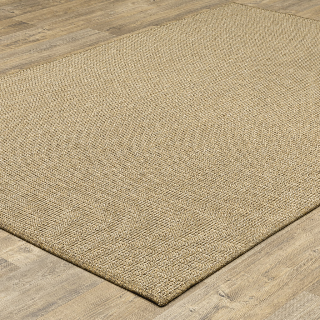 Oriental Weavers Karavia 2067X Sand Rectangle Indoor / Outdoor Area Rug - Stain Resistant Machine Made Patio Rug