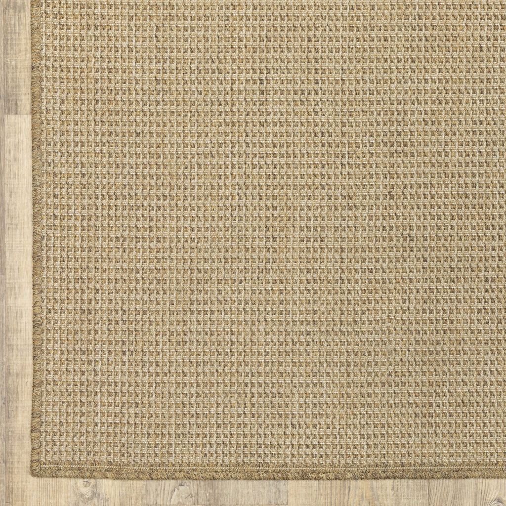 Oriental Weavers Karavia 2067X Sand Rectangle Indoor / Outdoor Area Rug - Stain Resistant Machine Made Patio Rug