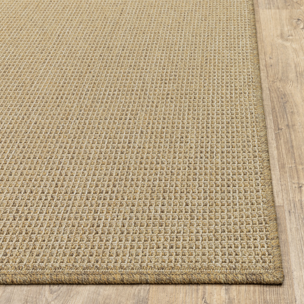 Oriental Weavers Karavia 2067X Sand Rectangle Indoor / Outdoor Area Rug - Stain Resistant Machine Made Patio Rug
