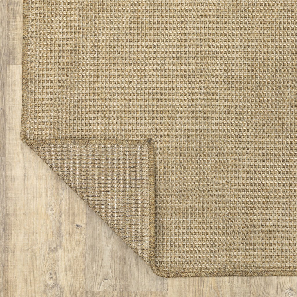 Oriental Weavers Karavia 2067X Sand Rectangle Indoor / Outdoor Area Rug - Stain Resistant Machine Made Patio Rug