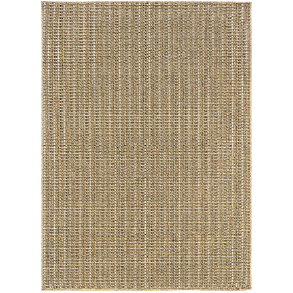 Oriental Weavers Karavia 2067X Sand Rectangle Indoor / Outdoor Area Rug - Stain Resistant Machine Made Patio Rug-
