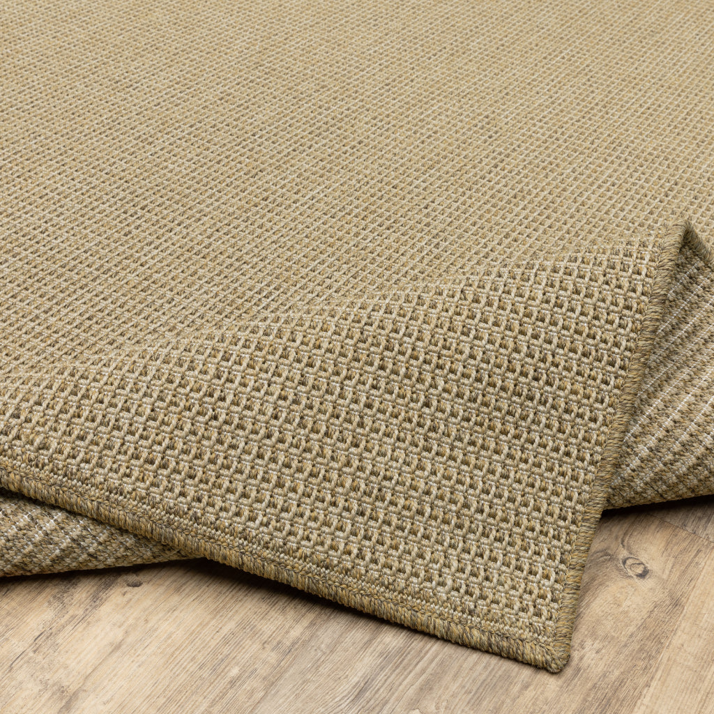 Oriental Weavers Karavia 2067X Sand Rectangle Indoor / Outdoor Area Rug - Stain Resistant Machine Made Patio Rug