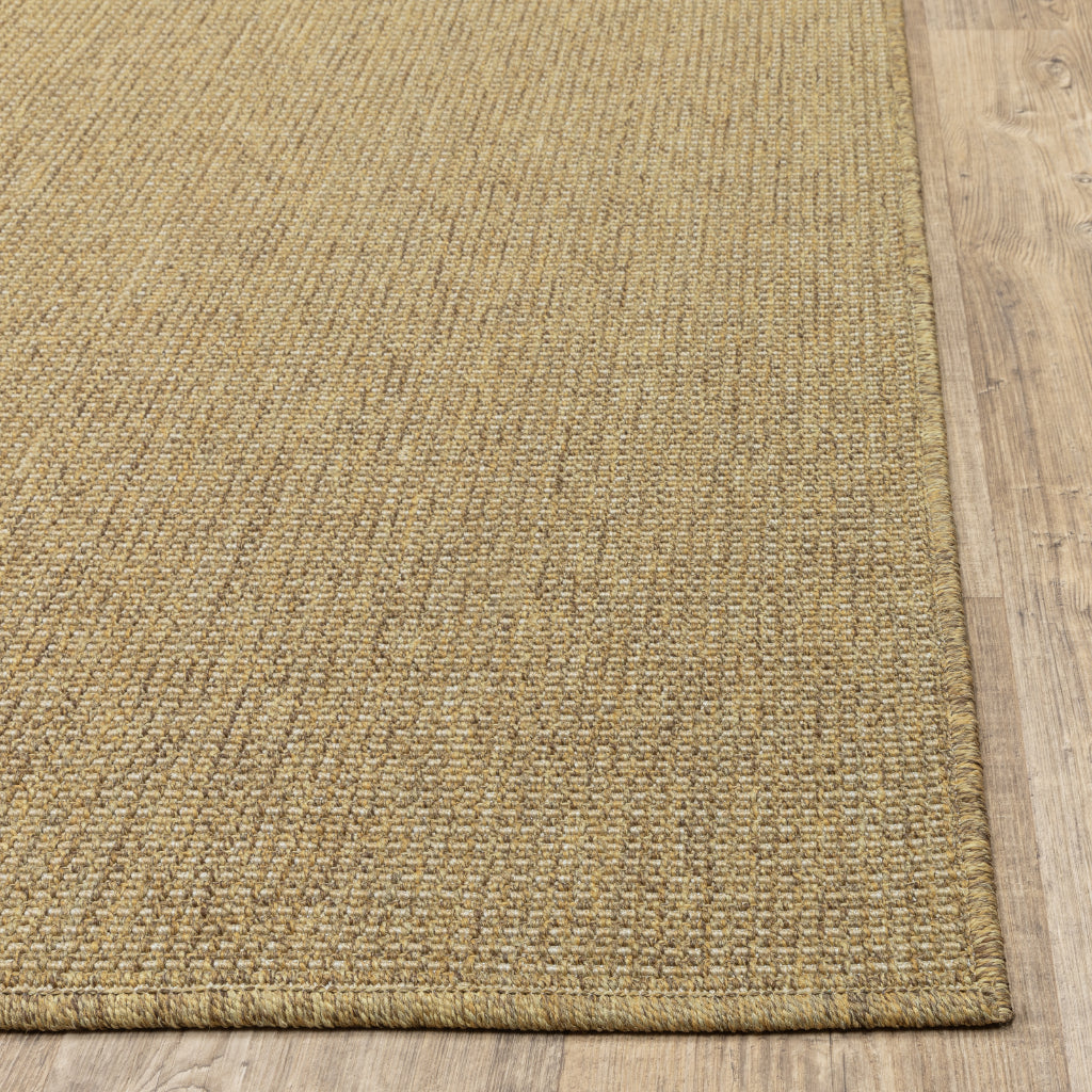 Oriental Weavers Karavia 2068X Tan Rectangle Indoor / Outdoor Runner - Stain Resistant Machine Made Entryway &amp; Hallway Runner
