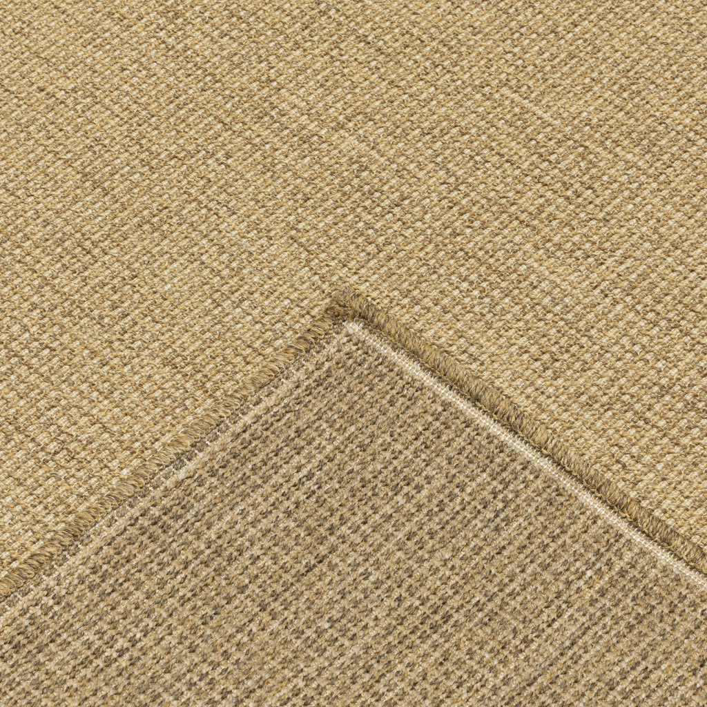 Oriental Weavers Karavia 2068X Tan Rectangle Indoor / Outdoor Runner - Stain Resistant Machine Made Entryway &amp; Hallway Runner