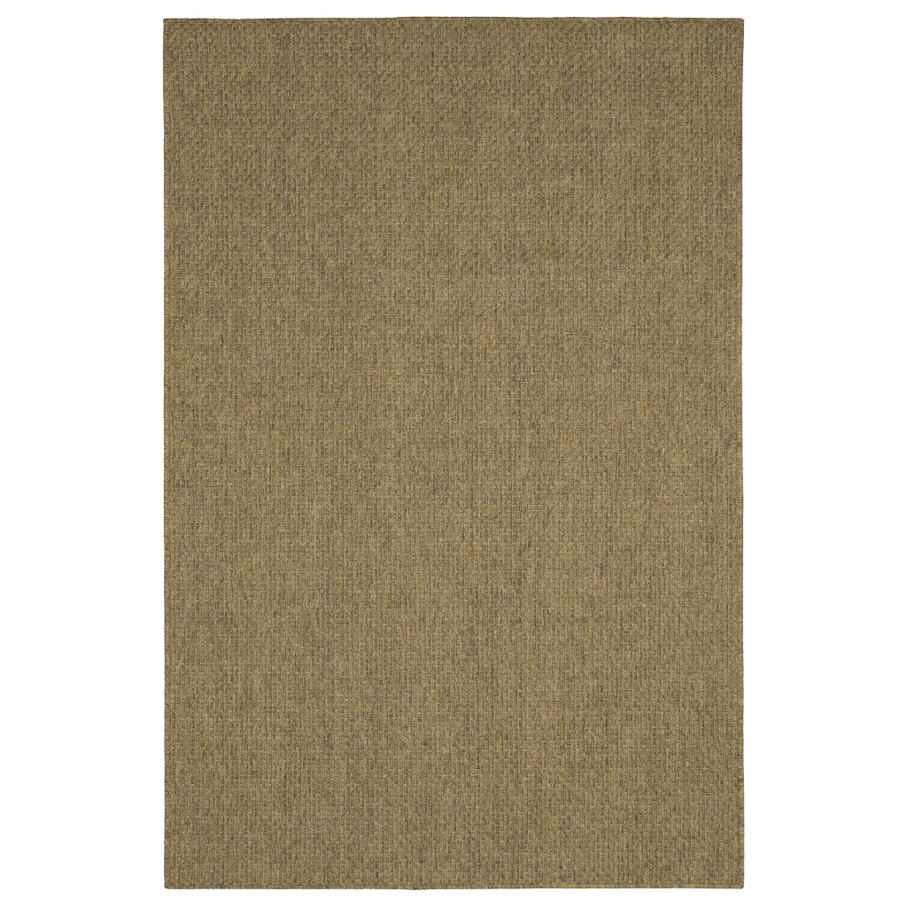 Oriental Weavers Karavia 2160N Tan Rectangle Indoor / Outdoor Area Rug - Stain Resistant Machine Made Patio Rug-